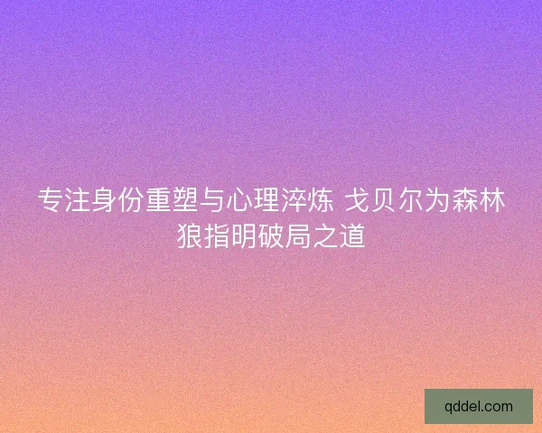 专注身份重塑与心理淬炼 戈贝尔为森林狼指明破局之道